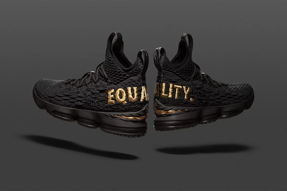 lebron james equality sneakers